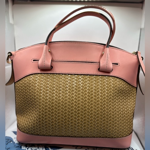 Dooney & Bourke Pink and Brown Satchel - Picture 4 of 16
